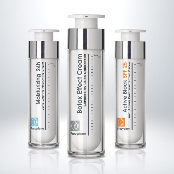 Award-winning anti-age skincare packaging by ABC Design Communication with scientific and laboratory-inspired design