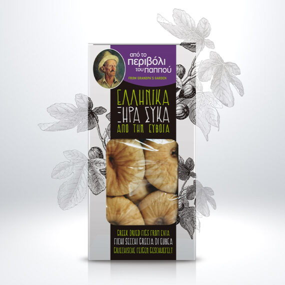 Award-winning Kontos Orchard heritage packaging with engraving-style illustrations by ABC Design Communication