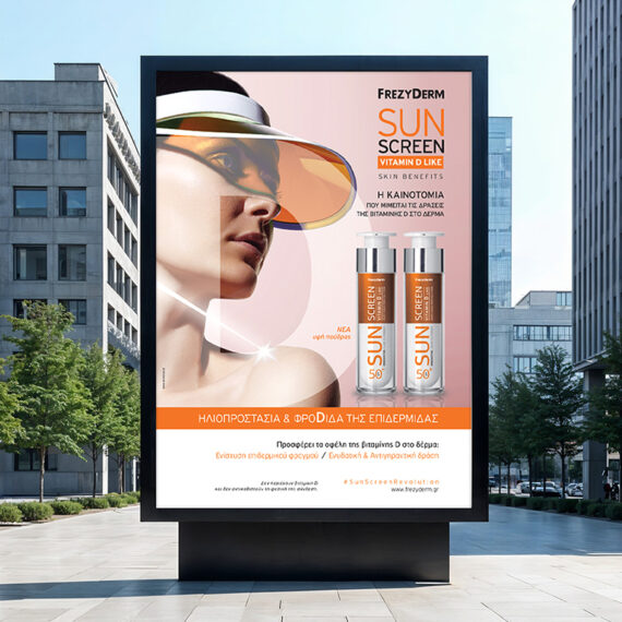 Sun Screen campaign packaging design by ABC Design Communication featuring Velvet & Active sunscreen designs