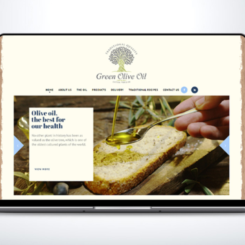 Green Olive Oil / Corporate Website