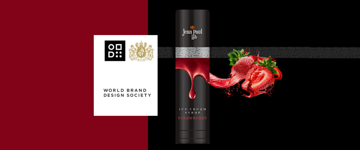 World Brand Design Society – Packaging Design for Ice Cream Syrups “Jean Paul Lab”