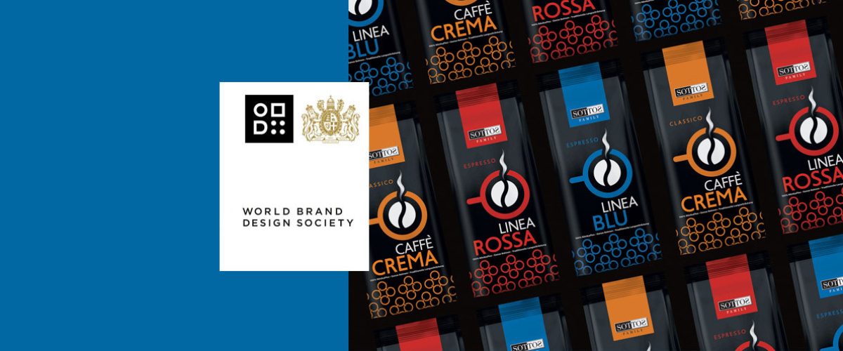 World Brand Design Society – Packaging Design for Sottos Family’s Espresso Coffee Beans