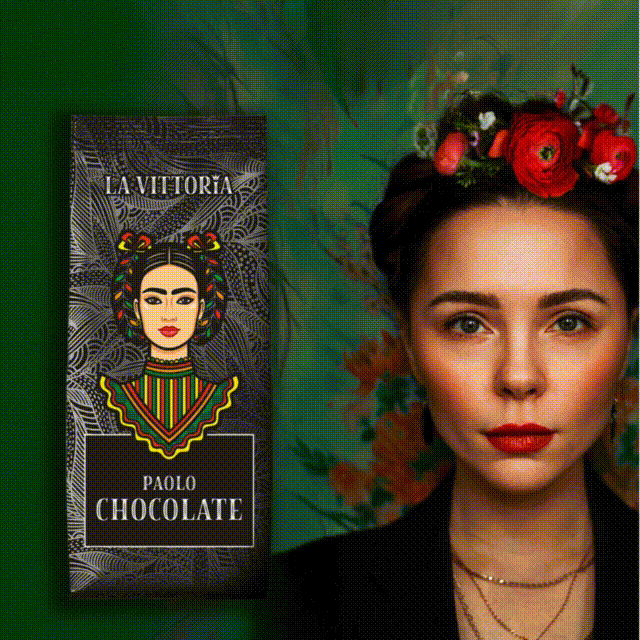 La Vittoria Chocolate Drinks packaging and branding by ABC Design Communication, premium and artistic