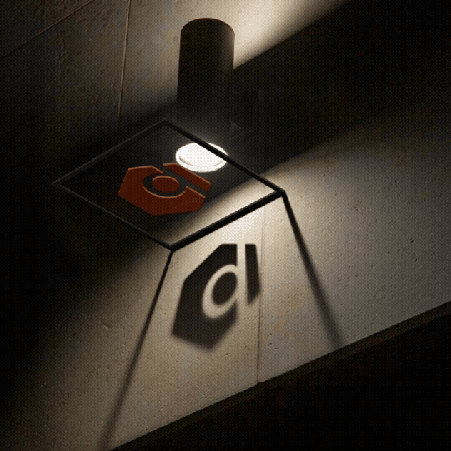 Dental Industry logo redesign by ABC Design Communication inspired by geometric precision