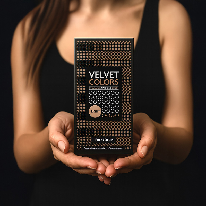 Frezyderm Velvet Colors Makeup skincare and packaging design by ABC Design Communication