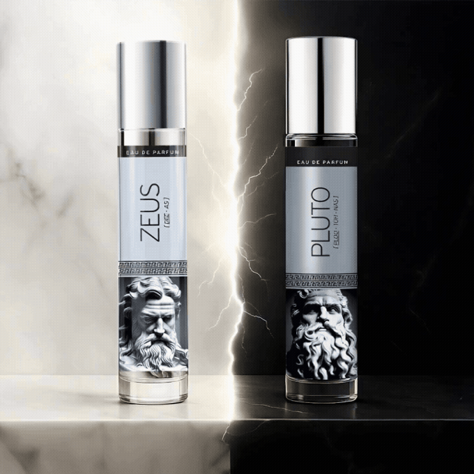 Greek Mythology Perfumes branding and packaging by ABC Design Communication