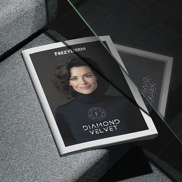 Frezyderm medical information brochure design by ABC Design Communication for hydration and anti-ageing range