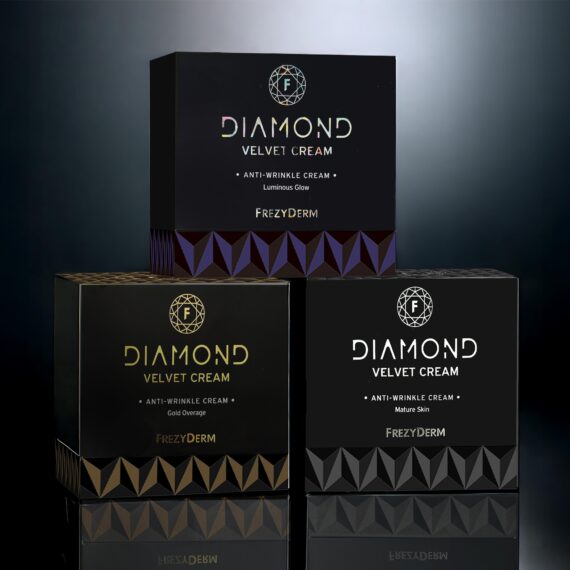 Award-winning premium anti-aging branding and packaging inspired by diamond geometry by ABC Design Communication