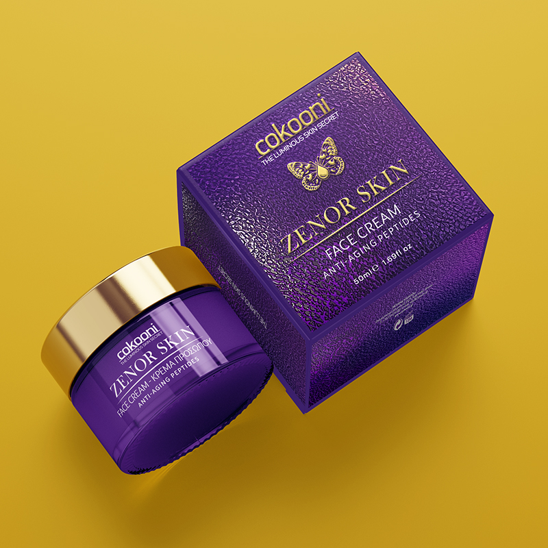 Cokooni Zenor Skin premium cosmetics branding and packaging by ABC Design Communication