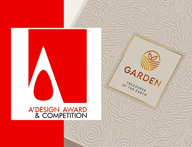 A' Design Award press recognition cover highlighting luxury packaging design craftsmanship by ABC Design Studio.